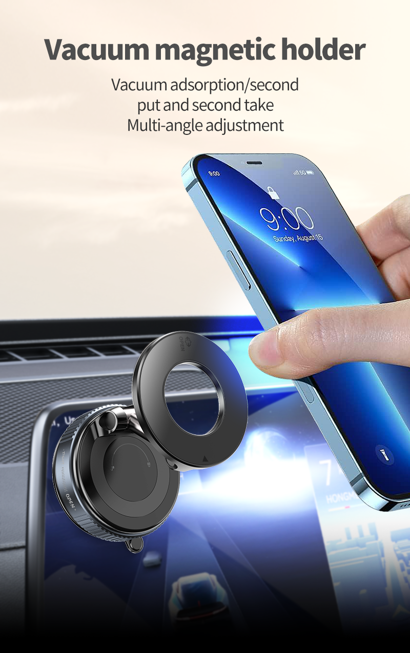Support de téléphone magnétique multifonction