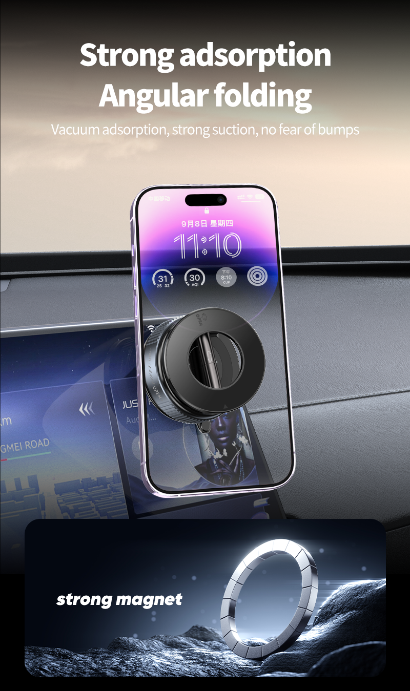 Support de téléphone magnétique multifonction